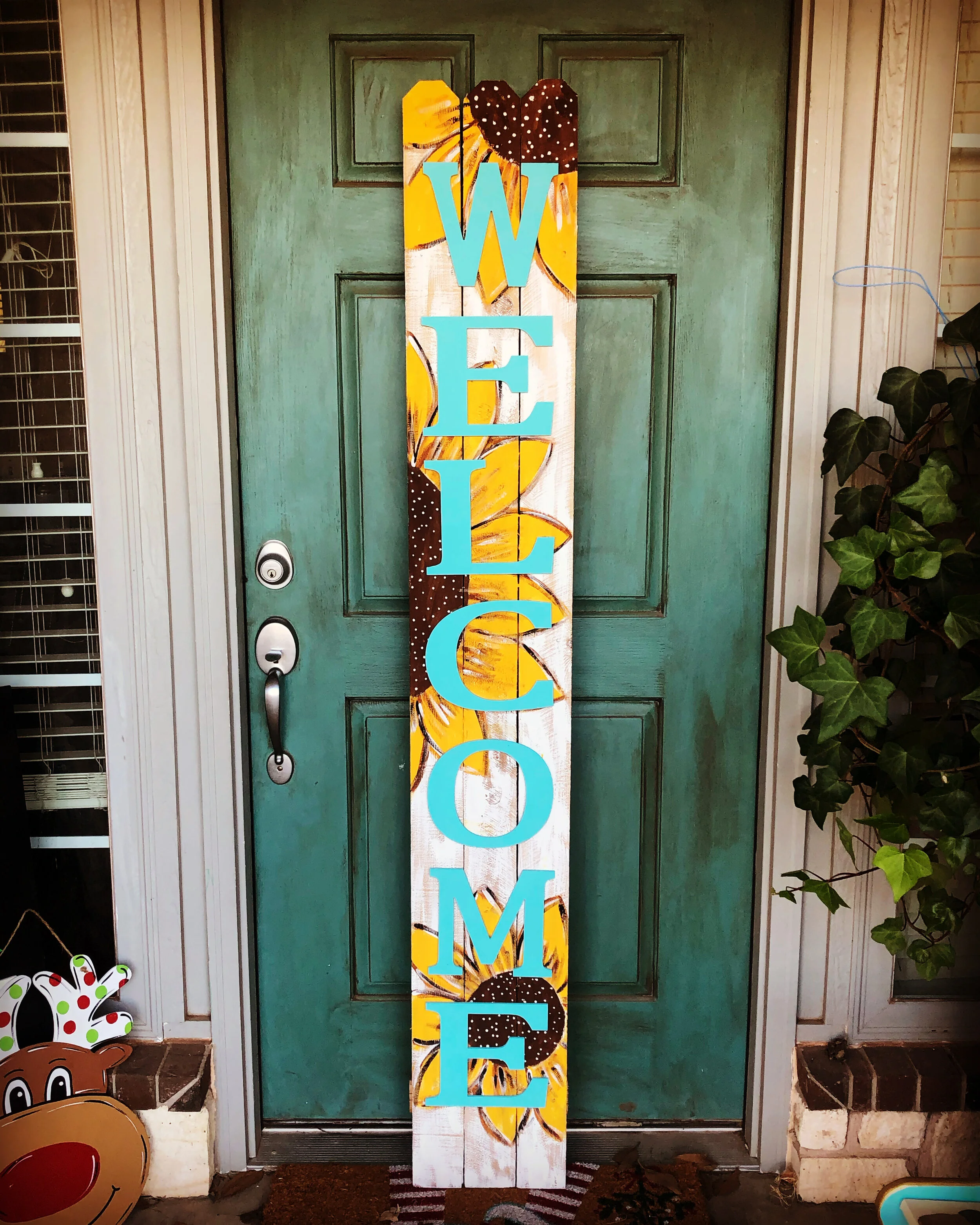 Sunflower Porch Leaner — Paint It Pretty | Oklahoma Paint Parties
